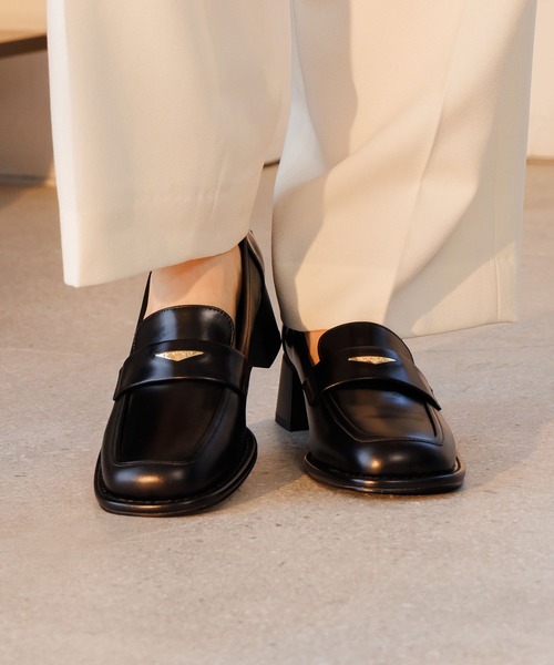 ヒミコ　ローファー HIMIKO/ヒミコ/ディティールヒールローファー ヒミコ ローファー HIMIKO/ヒミコ/ディティールヒールローファー 楽天