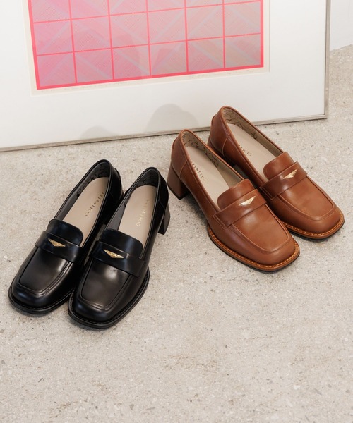 HIMIKO ローファー 「HIMIKO」メタルポイントヒールローファー/651333