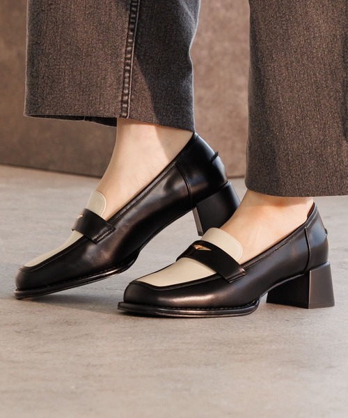 HIMIKO ローファー 「HIMIKO」メタルポイントヒールローファー/651333