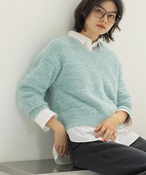 OPAQUE.CLIP（オペークドットクリップ） ニット セーター スパンコール