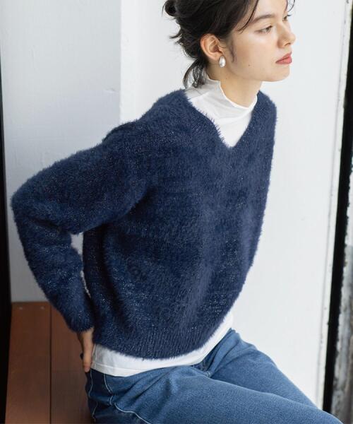 OPAQUE.CLIP（オペークドットクリップ） ニット セーター スパンコール