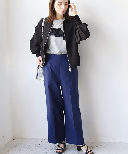 「REAL CUBE」 「style zampa」パンツ M アイボリー レディース_画像9