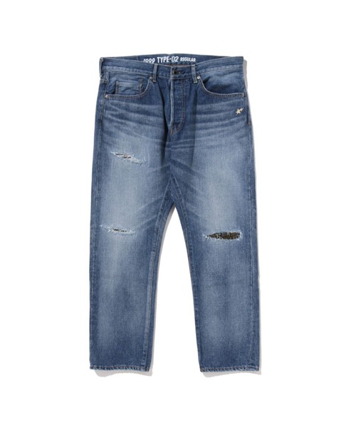 A BATHING APE（アベイシングエイプ） ジーンズ 1999 TYPE-02 DAMAGED