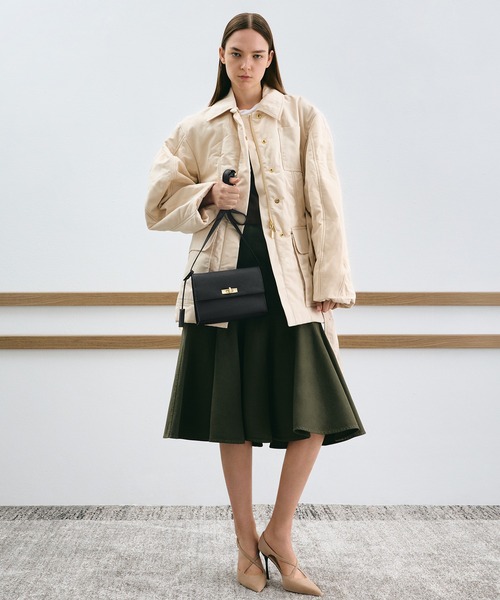 ベージュ レザー クロスボディバッグ！！！ BOSS（HUGO BOSS） ショルダーバッグ バッグ デタッチャブルポーチ