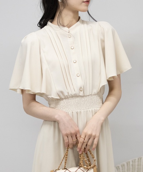 「pumpkin port」 半袖ワンピース M ネイビー レディース_画像4