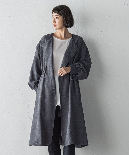 la.f（ラ・エフ） コート アウター 「WEB限定」ツイードライク