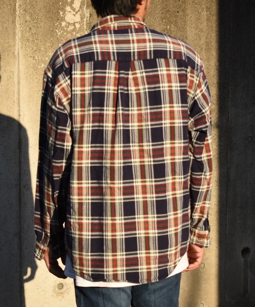 Eddie Bauer エディバウアー 00s ウール混 オンブレチェックシャツ 楽天市場】00s エディー・バウアー Eddie Bauer オンブレチェック柄