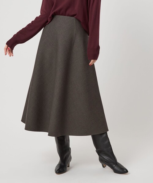 conte スカート 「conte」リバー フレアスカート : ZOZOTOWN Yahoo!店