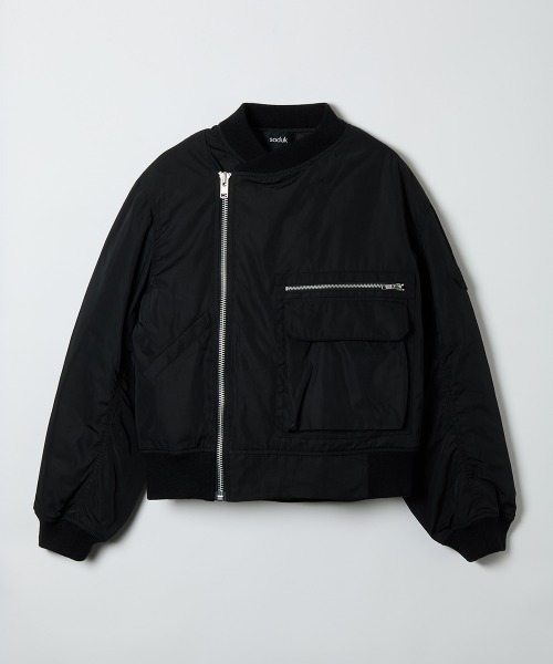 ma1 ma-1 double zip jacket レディース メンズ : ZOZOTOWN Yahoo!店