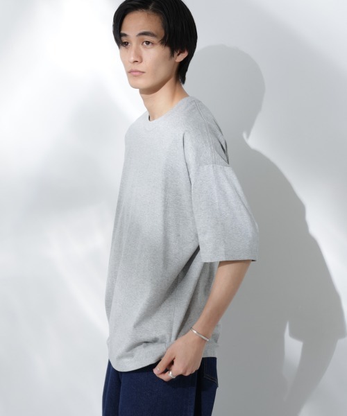 「NANO universe」 半袖Tシャツ L ホワイト メンズ_画像4