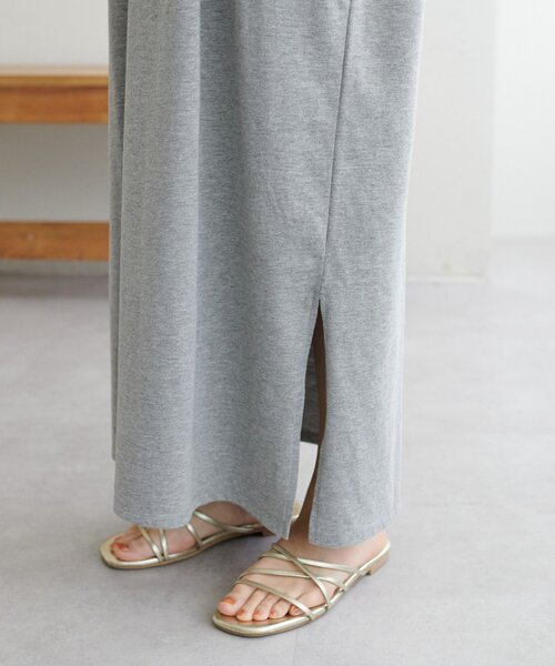 「DISCOAT」 半袖ワンピース MEDIUM グレー レディース_画像9