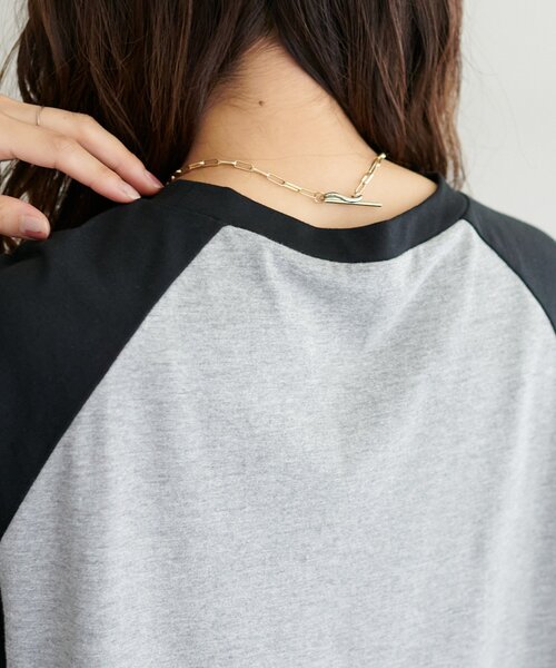 「DISCOAT」 半袖ワンピース MEDIUM グレー レディース_画像10