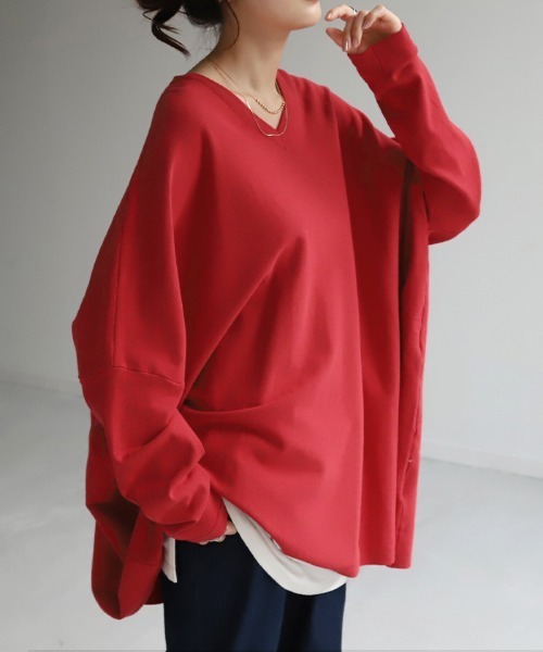 「HUG.U」 長袖ニット FREE ブラック レディース_画像2