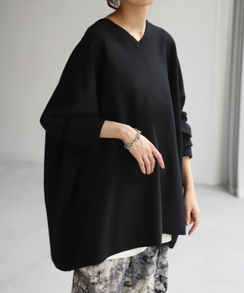 「HUG.U」 長袖ニット FREE ブラック レディース_画像4