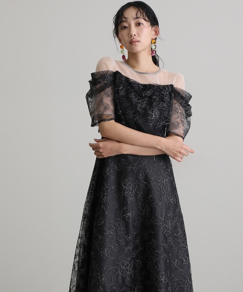 atlo 4L フォーマルドレス　ジレ付き　ブラック　2回着用　美品 atlo 4L フォーマルドレス ジレ付き ブラック 2回着用 美品 atlo 4L