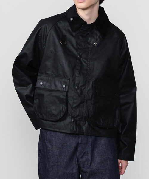 【美品】Barbour オイルジャケット黒 （S相当） Barbour（バブアー） コート ジャケット |「別注」BLYTH オイルド