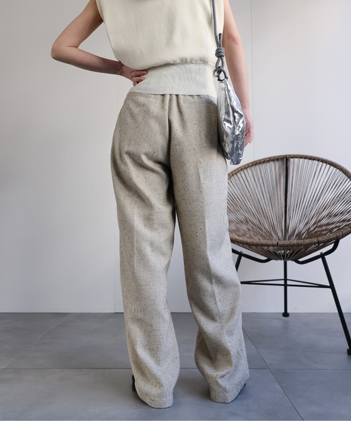 「ap retro」 イージーパンツ FREE ベージュ レディース_画像6