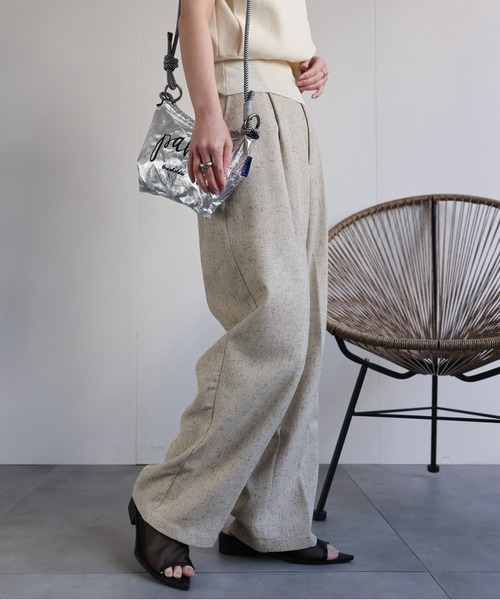 「ap retro」 イージーパンツ FREE ベージュ レディース_画像9