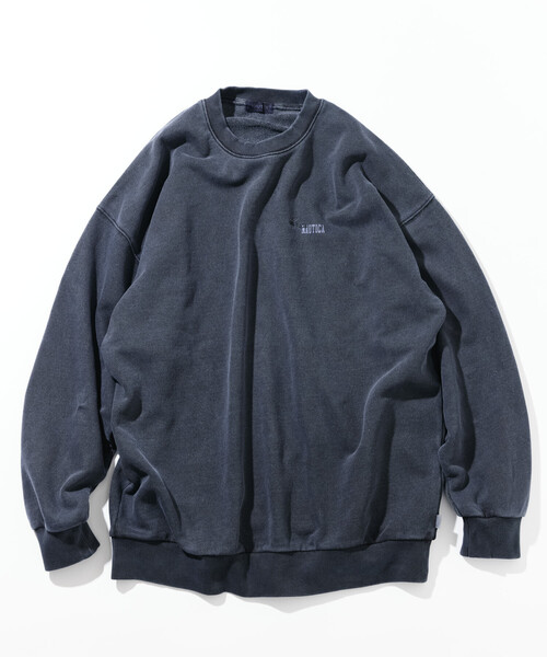 NAUTICA（ノーティカ） トレーナー スウェット ピグメント加工 HIDDEN