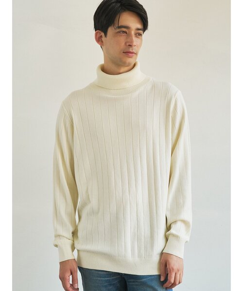 トランジション（TRANSITION）/【TRANSITION×G−STAGE】G−STAGE別注ワイドリブ編み タートルネックニット セーター ニット 「TRANSITION×G-STAGE」G-STAGE別注ワイドリブ編み