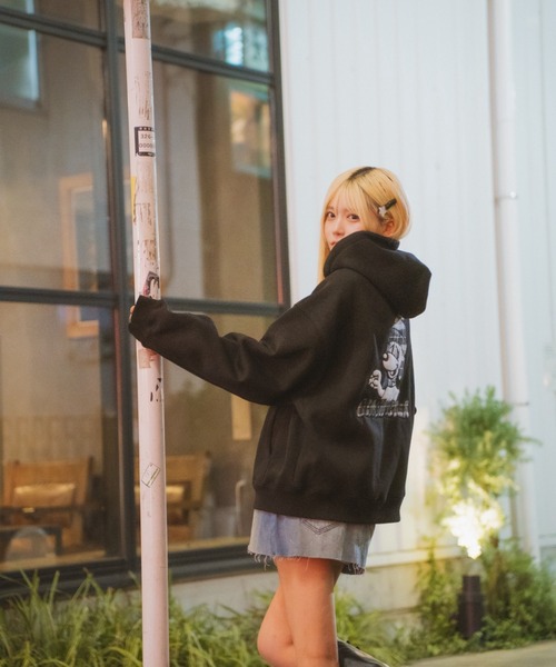 centimeter（センチメーター） パーカー CMT ruler check hoodie