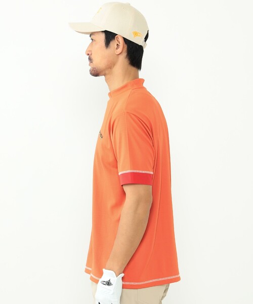 「BEAMS GOLF」 半袖Tシャツ X-LARGE ブラック メンズの画像