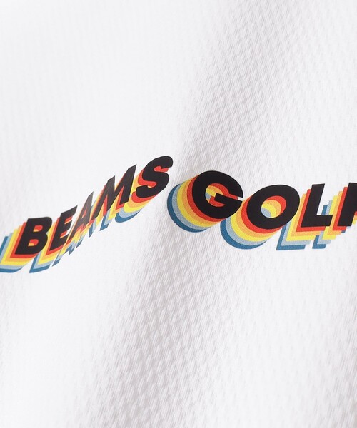 「BEAMS GOLF」 半袖Tシャツ X-LARGE ブラック メンズの画像