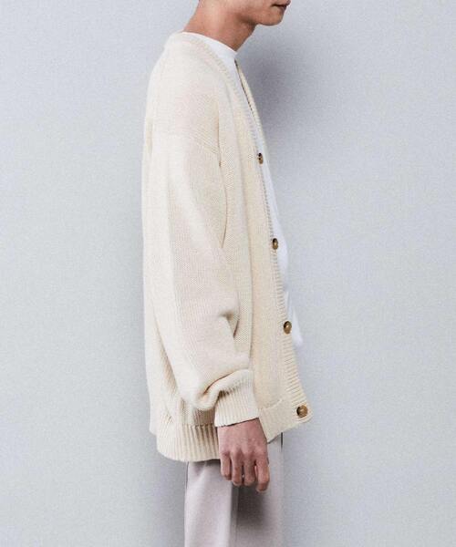 「CONVERSE TOKYO」 ニットカーディガン FREE ピンク メンズ_画像4