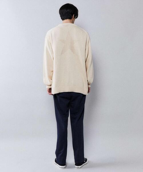 「CONVERSE TOKYO」 ニットカーディガン FREE ピンク メンズ_画像6