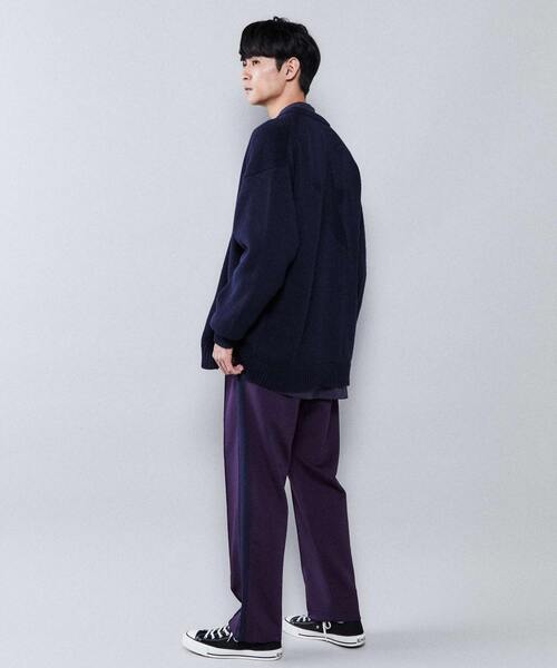 「CONVERSE TOKYO」 ニットカーディガン FREE ピンク メンズ_画像9