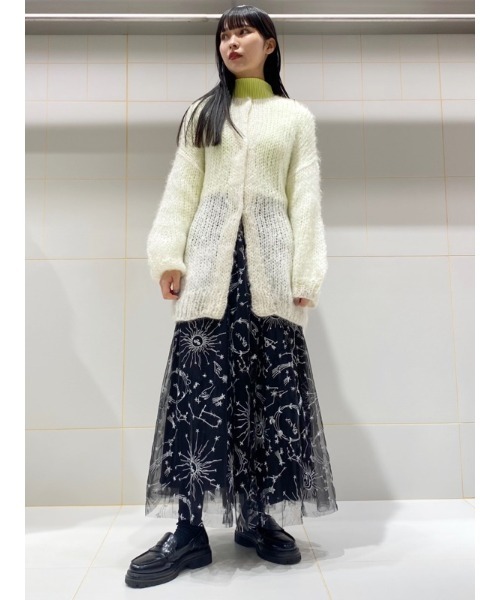 「FURFUR」 長袖ニット FREE アイボリー レディース_画像6