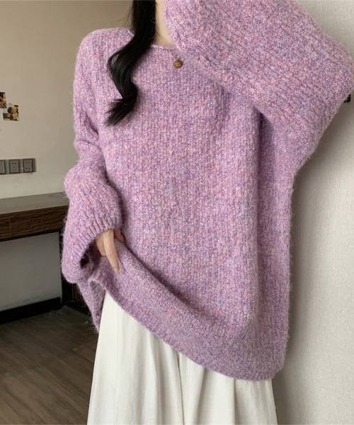 【新品タグ付き】Sov. バルーンスリーブニットトップス 白 2024年モデル 新品タグ付き】Sov. バルーンスリーブニットトップス 白 2024年モデル