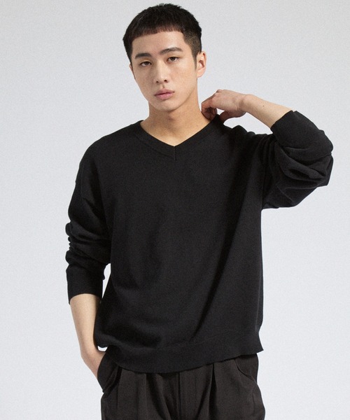【Parts Lab.】grancy ベーシックニットプルオーバー　Sサイズ Parts Lab. セーター ニット 「Parts Lab.」Basic Cotton Linen Knit