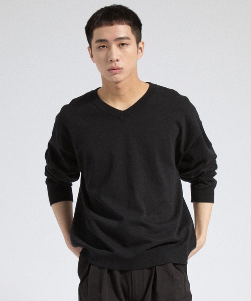 Parts Lab. セーター ニット 「Parts Lab.」Basic Cotton Linen Knit