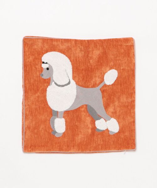 イヴドローム　IOSIS クッションカバー　犬　刺繍　2枚セット　未使用 クッション クッションカバー IO Select / DOG刺繍 45×45cm YWG-0002