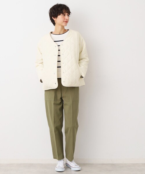 「Dessin」 ジャケット 01 ベージュ レディース_画像3