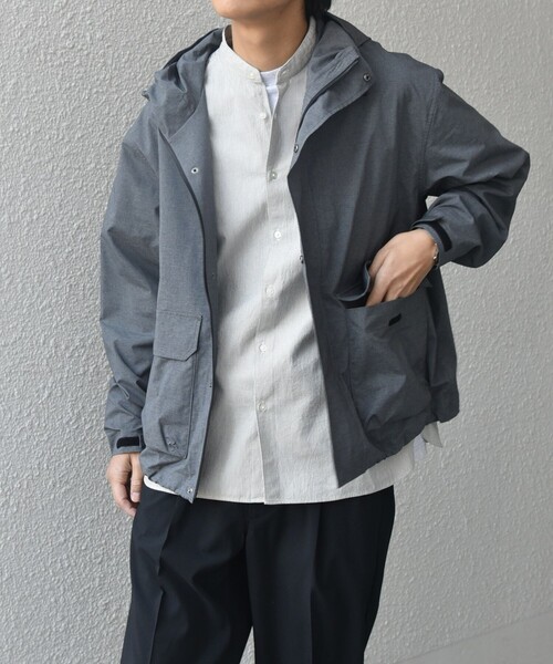 「SHIPS any」 マウンテンパーカー LARGE ネイビー メンズ_画像4