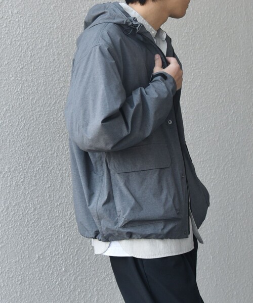 「SHIPS any」 マウンテンパーカー LARGE ネイビー メンズ_画像6