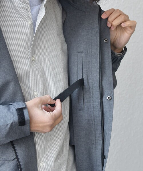 「SHIPS any」 マウンテンパーカー LARGE ネイビー メンズ_画像7