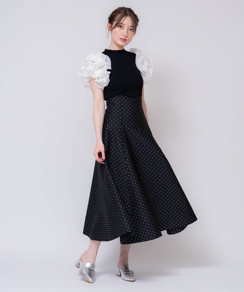 「NOELA」 スカート S チャコールグレー レディース_画像3