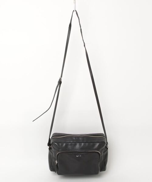 agnes b.（アニエスベー） ショルダーバッグ - ブラック レディース