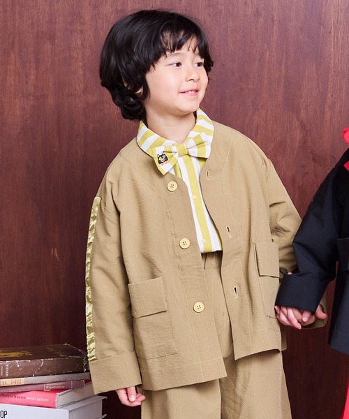 MARKEY'S（マーキーズ） ノーカラージャケット アウター ソデライン