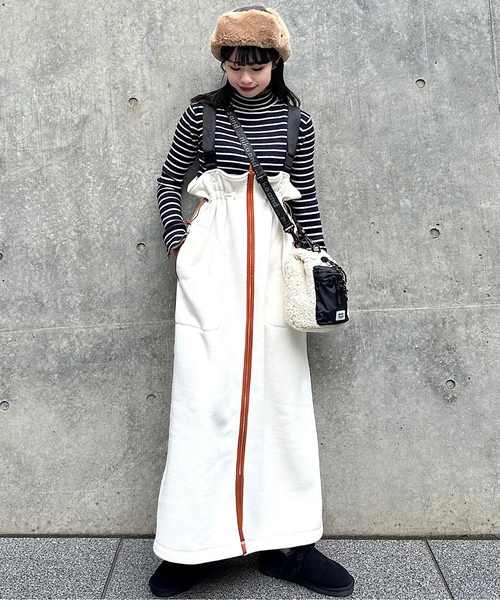 niko and…（ニコアンド） ロングスカート FREE グレー レディース