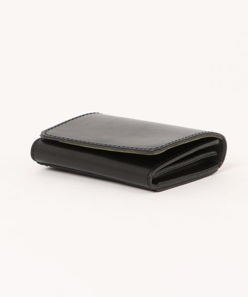An+u 二つ折り財布 財布 コンパクトウォレット バイカラー メンズ
