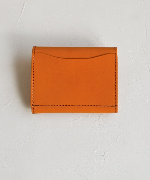 An+u 二つ折り財布 財布 コンパクトウォレット バイカラー メンズ