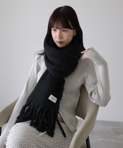 【新品タグ付】BALMUIR ストール　大判　モヘヤ　バルミュール　マフラー Balmuir レディース balmuir マフラー 新品タグ付 BALMUIR ストール