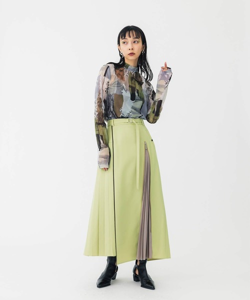 「UNITED TOKYO」 長袖カットソー FREE インディゴブルー レディース_画像8