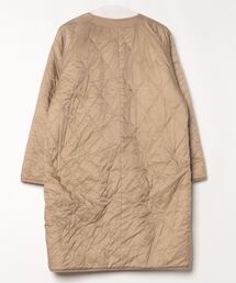 「Alpha Industries」 ノーカラーコート S ベージュ レディースの画像2