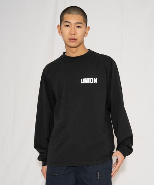 「UNION(UNION TOKYO)」 長袖Tシャツ X-LARGE ブラック メンズ_画像7