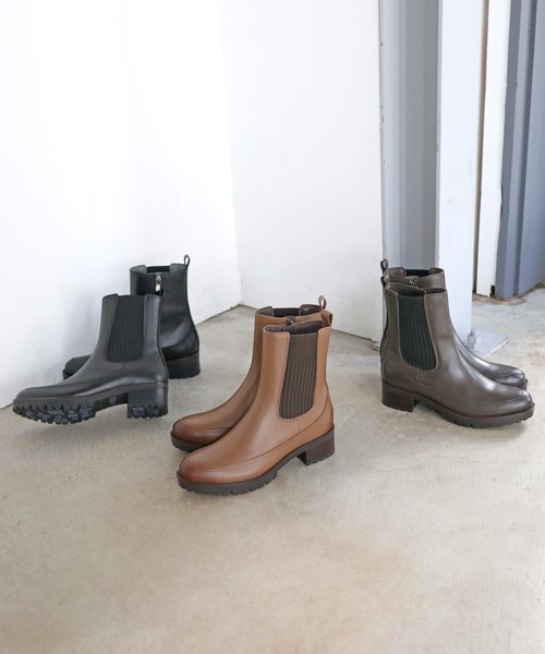 「MODE KAORI」 ショートブーツ 23cm ブラック レディース_画像6